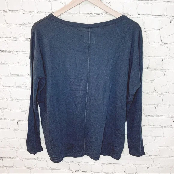 Chaser Long Sleeve Dolman Tee Blue Size Medium NWT - Picture 5 of 5